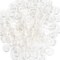 1000 Pcs Clear Resin 10mm 2 Hole Craft Button for DIY Sewing, 0.4 x 0.1 in.